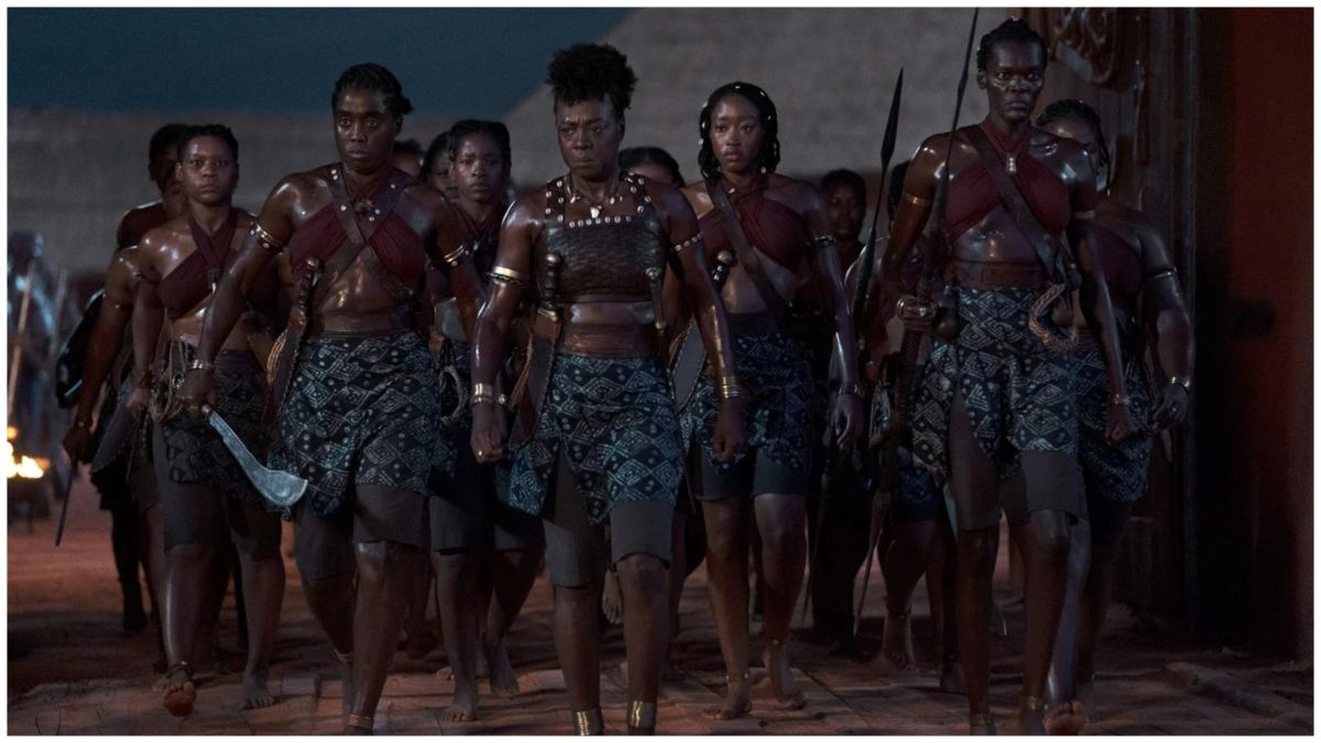 Viola Davis et Lashana Lynch dans The Woman King