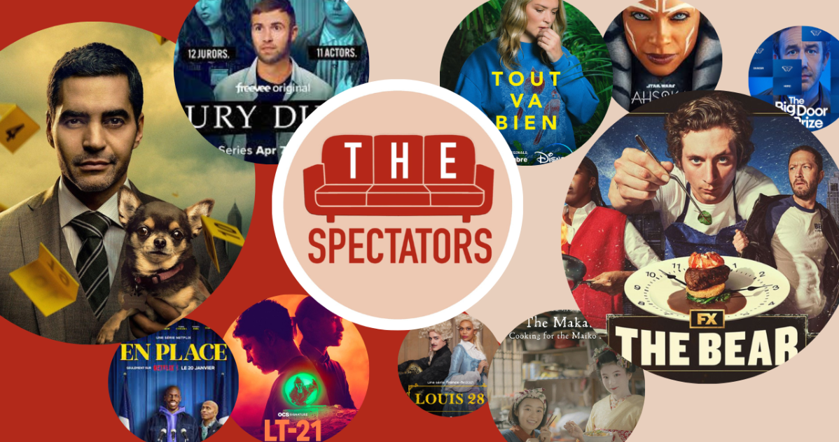 top-séries-2023-the-spectators-the-bear-ahsoka-will-trent-jury-duty-tout-va-bien-en-place-makanai